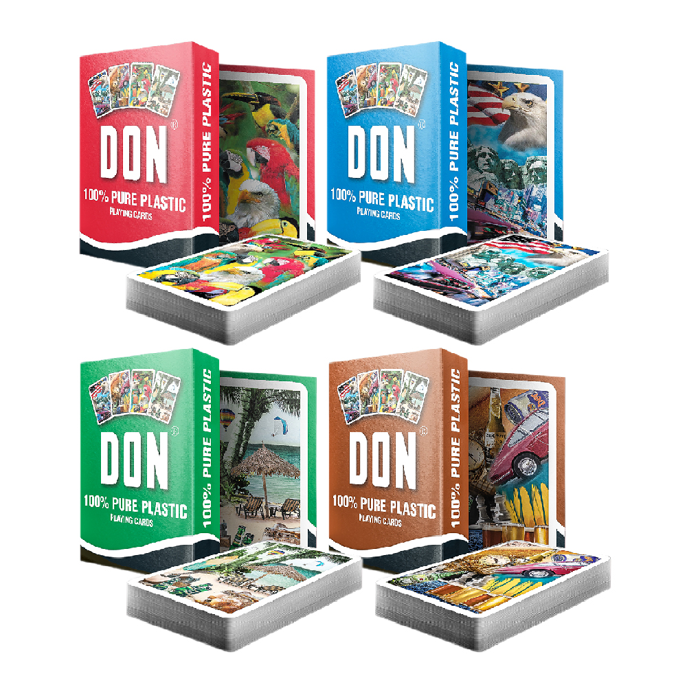 DON pure plastic playing cards